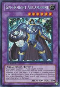 Gem-Knight Aquamarine HA05-EN020 card from Hidden Arsenal 5: Steelswarm Invasion