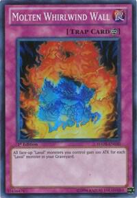 Molten Whirlwind Wall HA05-EN030 card from Hidden Arsenal 5: Steelswarm Invasion