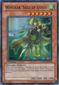 Windaar, Sage of Gusto HA05-EN042 card from Hidden Arsenal 5: Steelswarm Invasion
