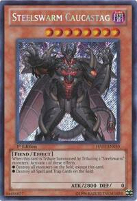 Steelswarm Caucastag HA05-EN050 card from Hidden Arsenal 5: Steelswarm Invasion