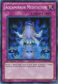Aquamirror Meditation HA05-EN058 card from Hidden Arsenal 5: Steelswarm Invasion