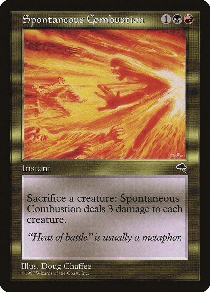 Spontaneous Combustion 273 card from Tempest