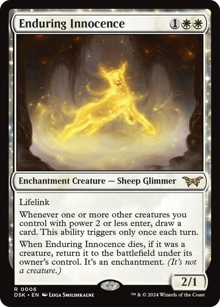 Enduring Innocence 6 card from Duskmourn: House of Horror