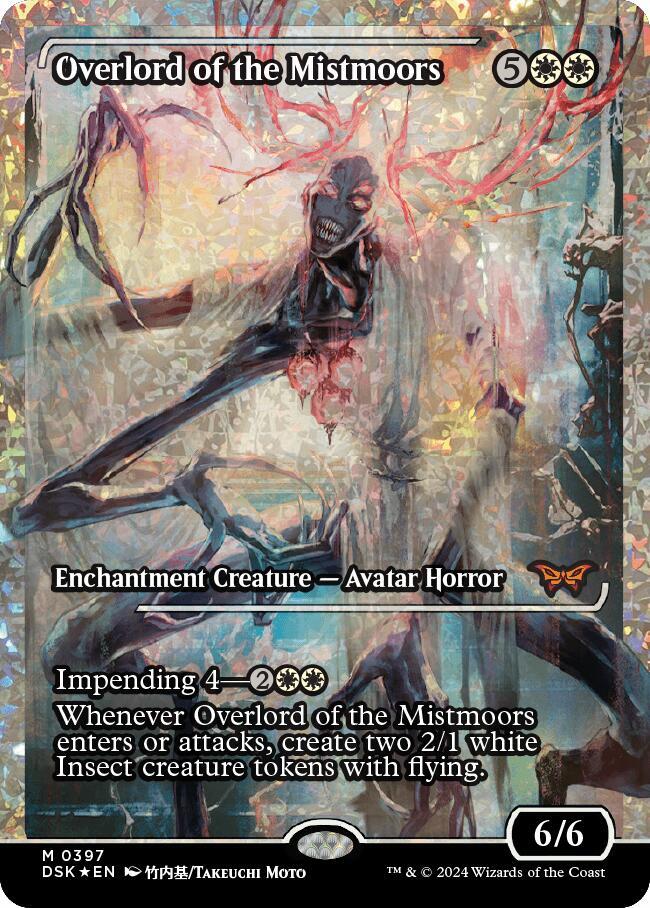 Overlord of the Mistmoors (Showcase) (Fracture Foil) 397 card from Duskmourn: House of Horror