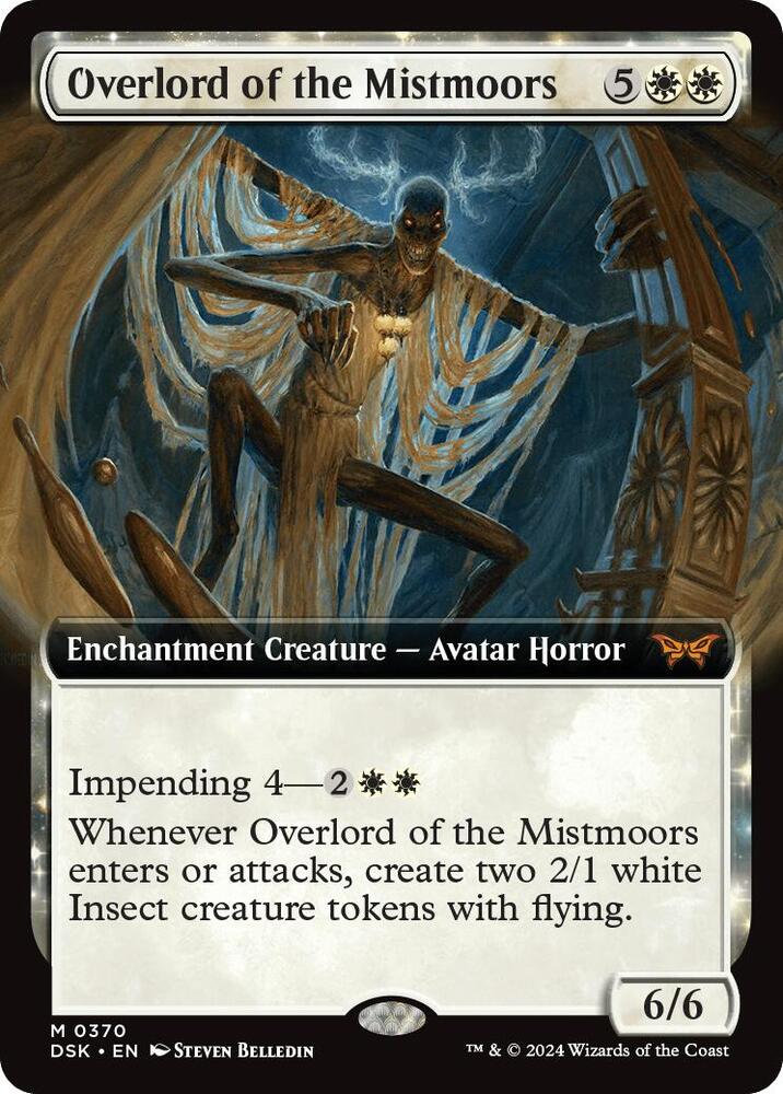 Overlord of the Mistmoors (Extended Art) 370 card from Duskmourn: House of Horror