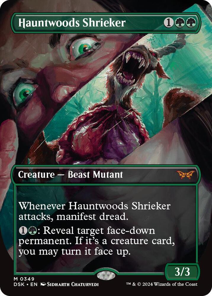 Hauntwoods Shrieker (Borderless) 349 card from Duskmourn: House of Horror
