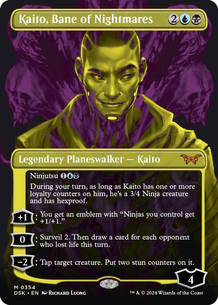 Kaito, Bane of Nightmares (Showcase) 354 card from Duskmourn: House of Horror