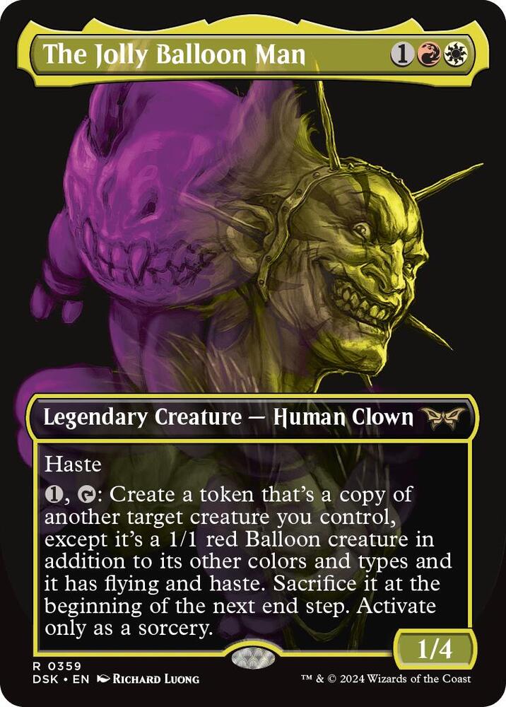 The Jolly Balloon Man (Showcase) 359 card from Duskmourn: House of Horror