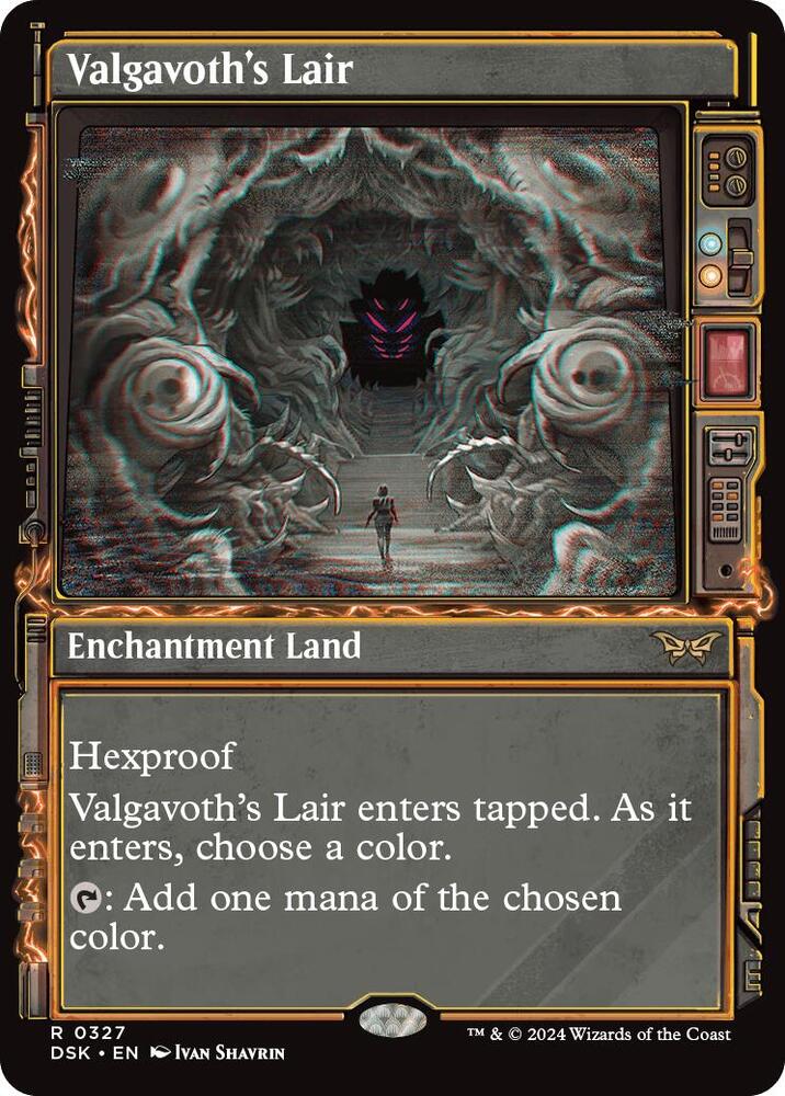 Valgavoth's Lair (Showcase) 327 card from Duskmourn: House of Horror