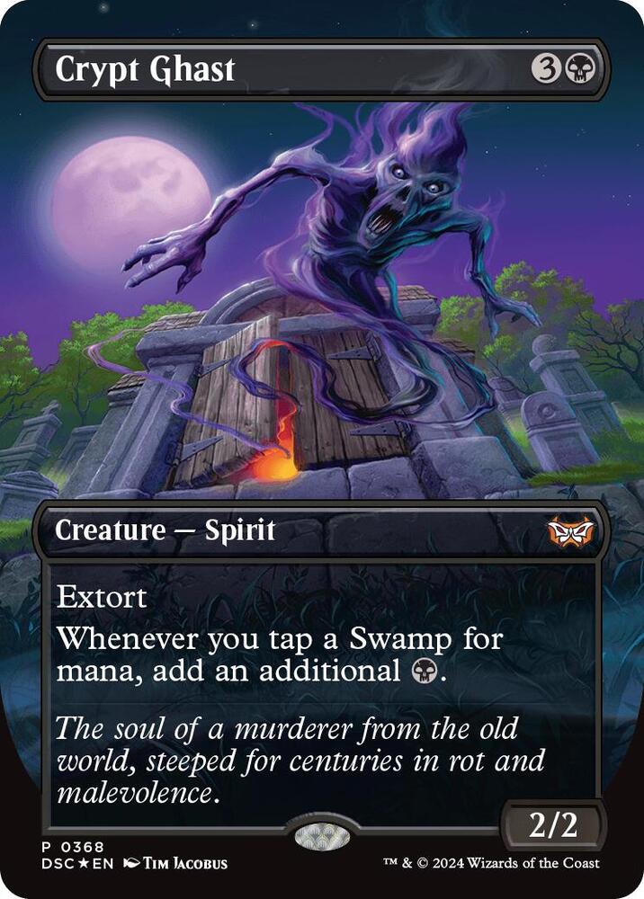 Crypt Ghast (Borderless) 368 card from Commander: Duskmourn: House of Horror