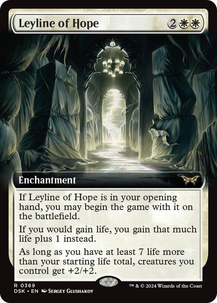 Leyline of Hope (Extended Art) 369 card from Duskmourn: House of Horror