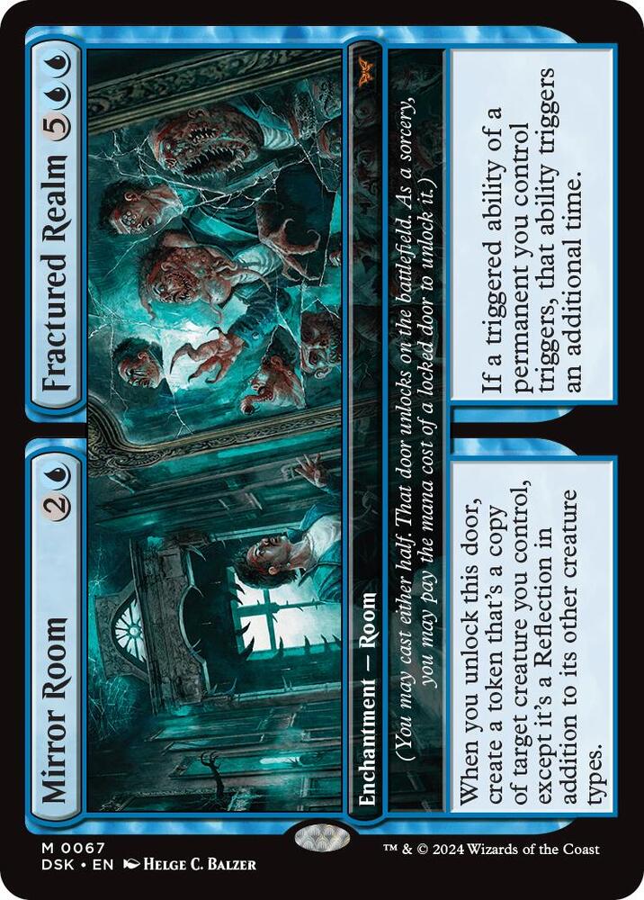 Mirror Room // Fractured Realm 67 card from Duskmourn: House of Horror