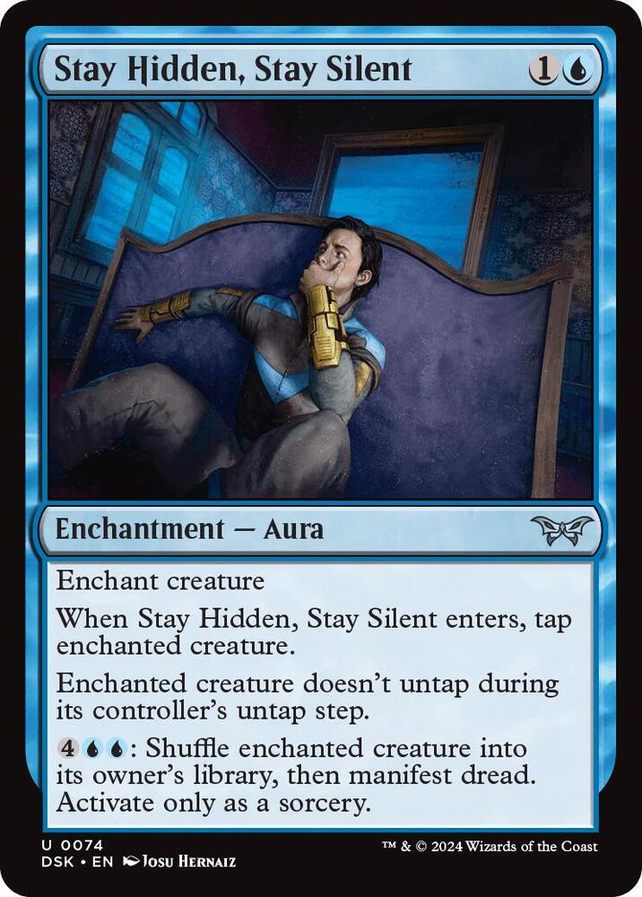Stay Hidden, Stay Silent 74 card from Duskmourn: House of Horror