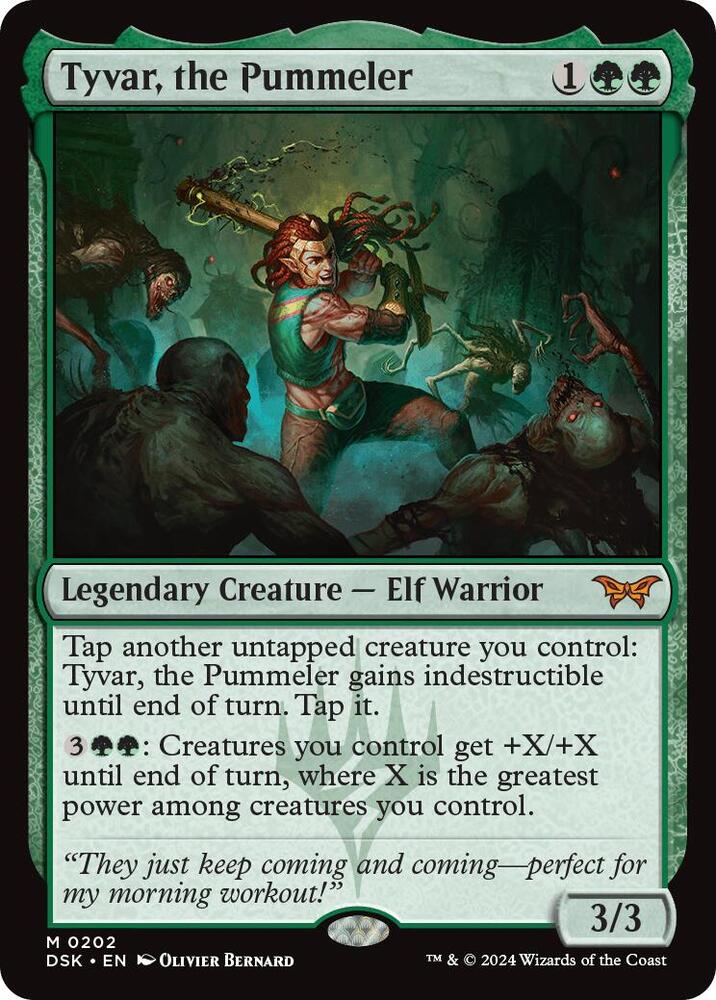 Tyvar, the Pummeler 202 card from Duskmourn: House of Horror