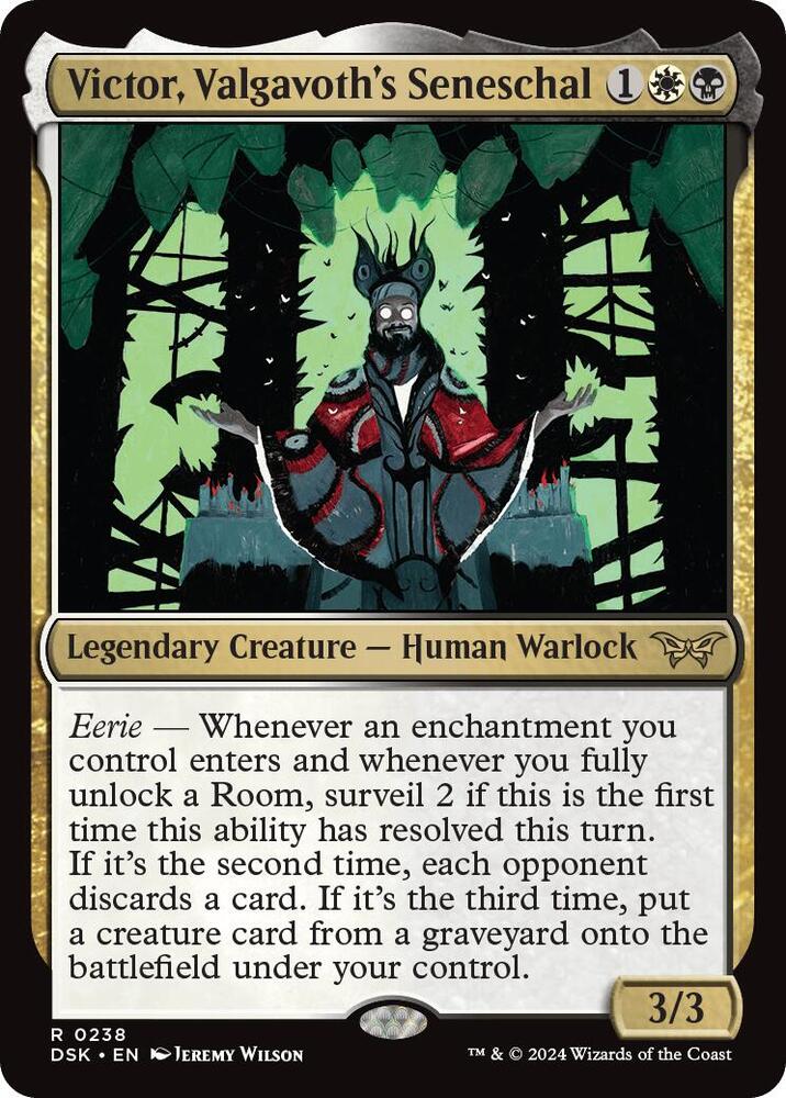 Victor, Valgavoth's Seneschal 238 card from Duskmourn: House of Horror