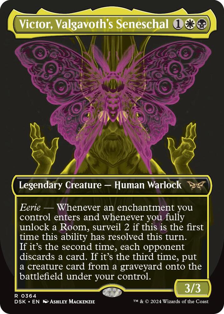 Victor, Valgavoth's Seneschal (Showcase) 364 card from Duskmourn: House of Horror