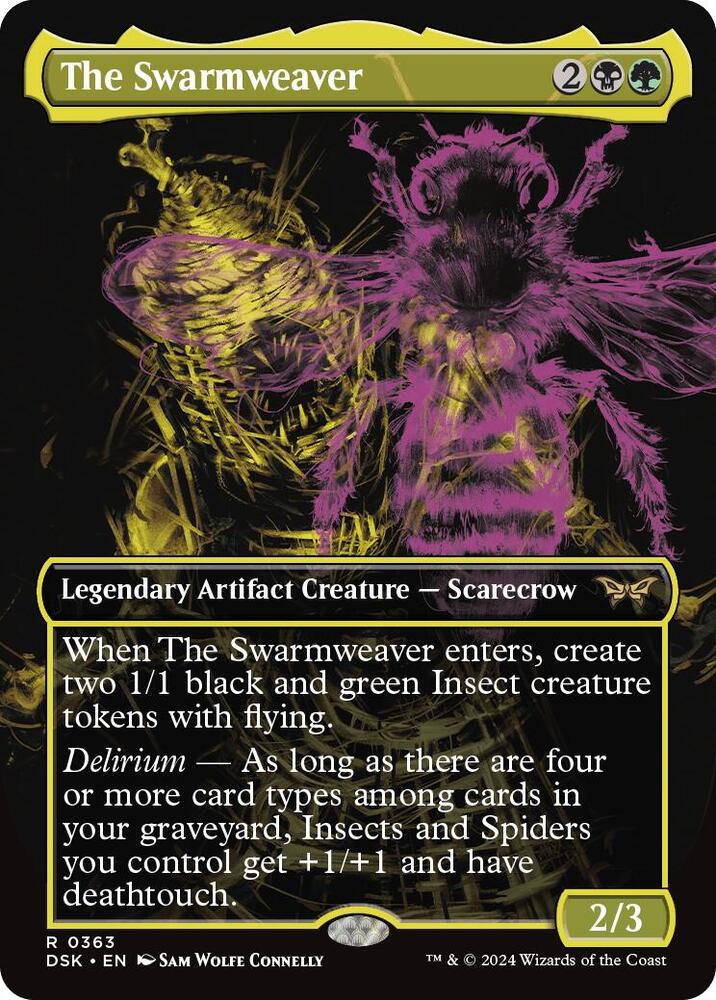 The Swarmweaver (Showcase) 363 card from Duskmourn: House of Horror