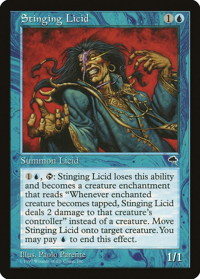 Stinging Licid 91 card from Tempest