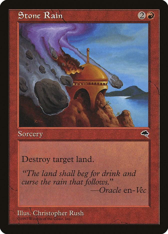 Stone Rain 206 card from Tempest