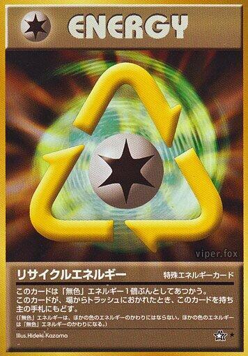 Recycle Energy card from Gold, Silver, to a New World...