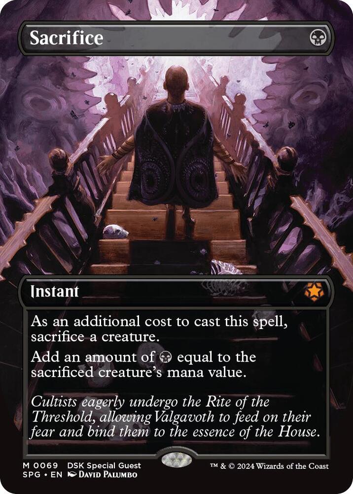 Sacrifice (Borderless) 69 card from Special Guests