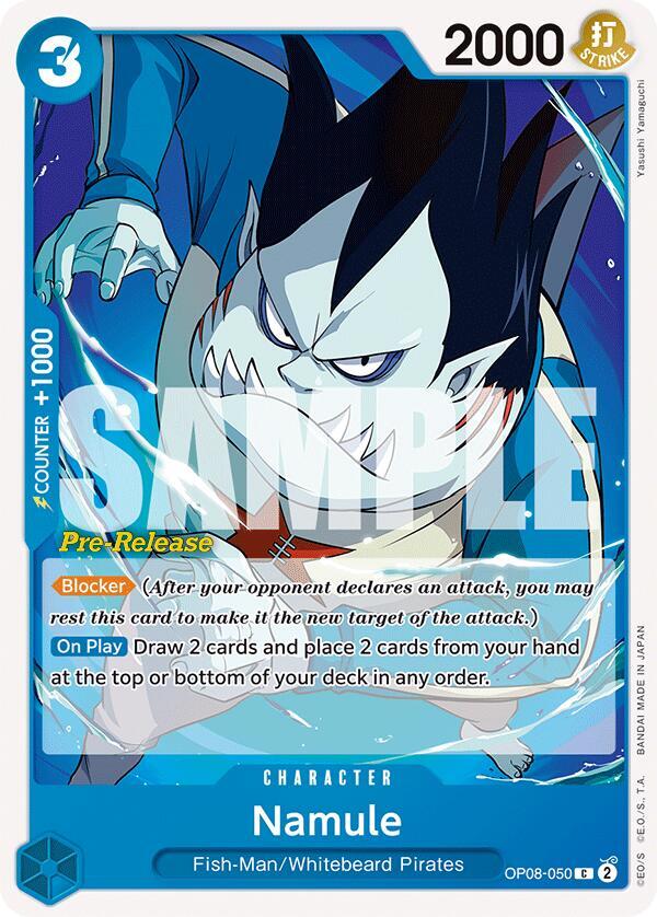 Namule OP08-050 card from Two Legends Pre-Release Cards