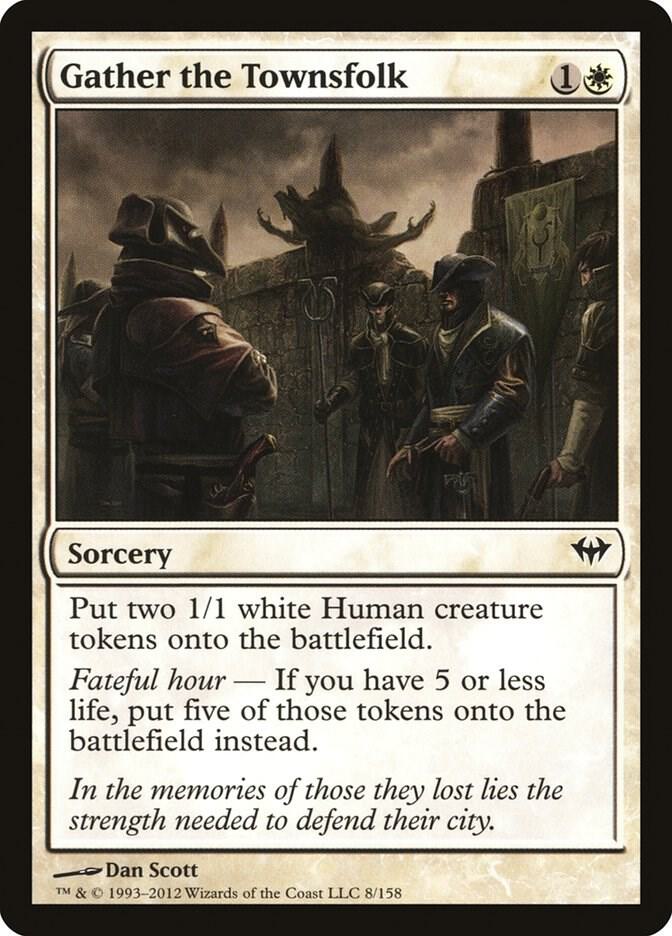 Gather the Townsfolk 8 card from Dark Ascension