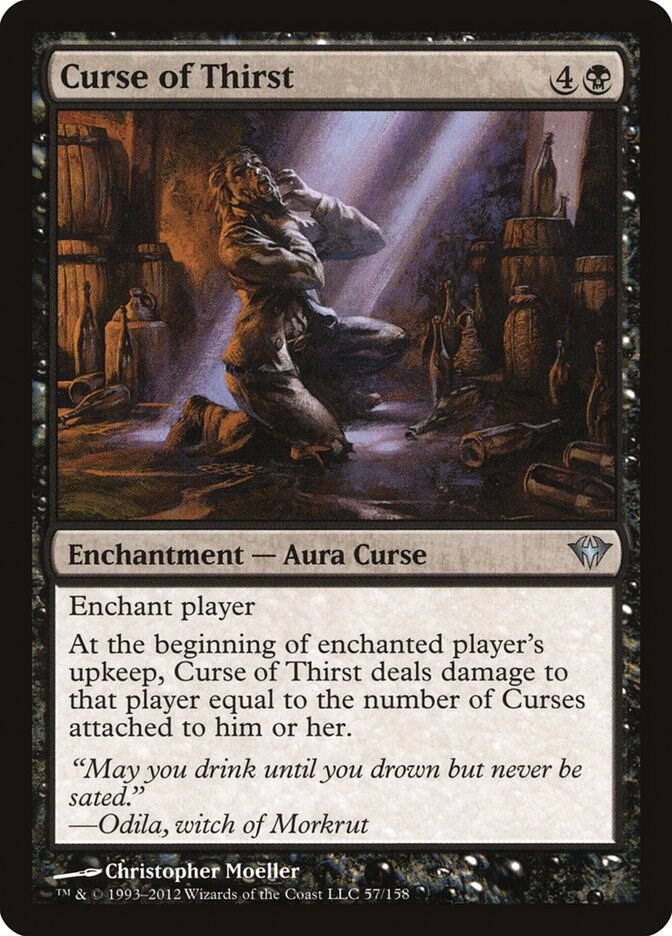 Curse of Thirst 57 card from Dark Ascension