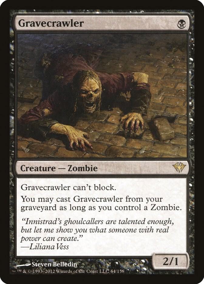 Gravecrawler 64 card from Dark Ascension