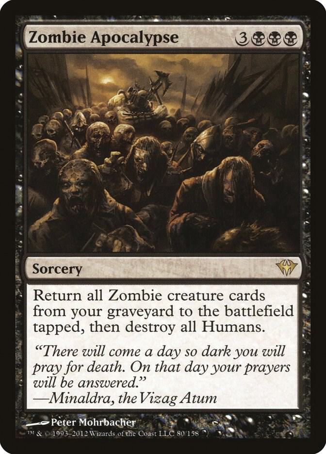 Zombie Apocalypse 80 card from Dark Ascension