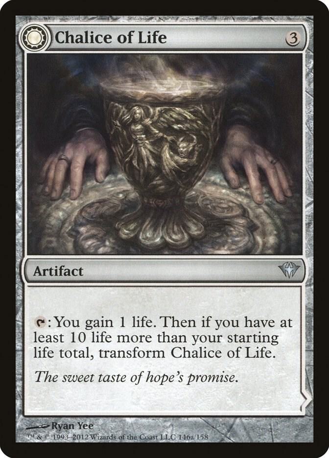 Chalice of Life 146 card from Dark Ascension