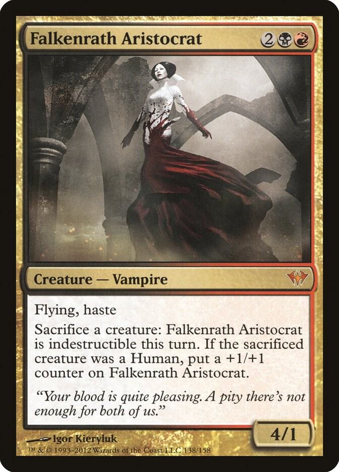 Falkenrath Aristocrat 138 card from Dark Ascension
