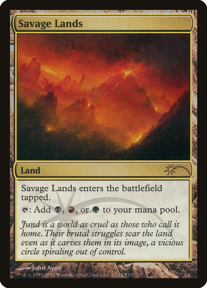 Savage Lands 12 card from FNM Promos