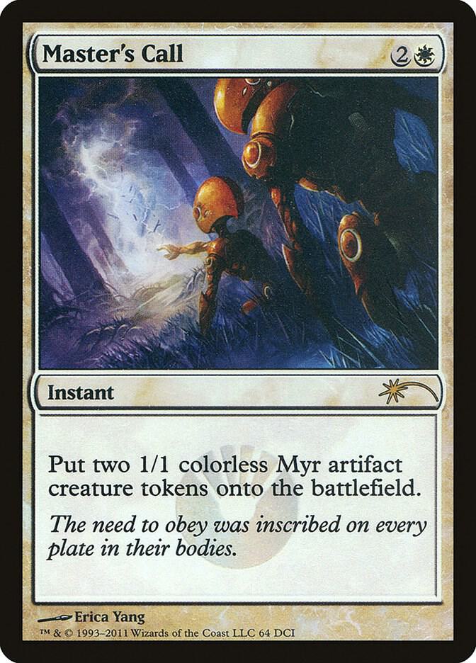 Master's Call 64 card from WPN & Gateway Promos