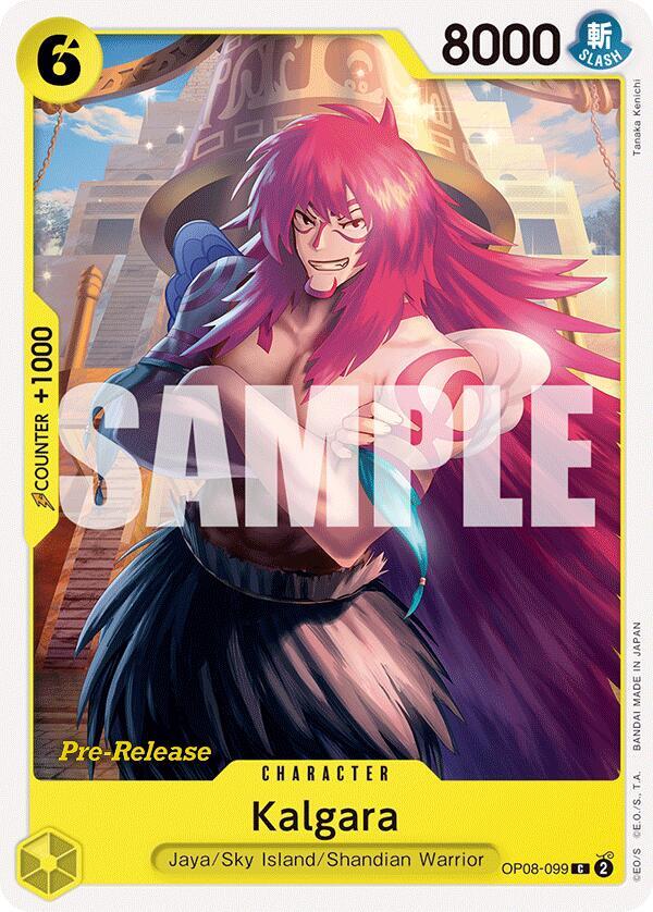 Kalgara OP08-099 card from Two Legends Pre-Release Cards