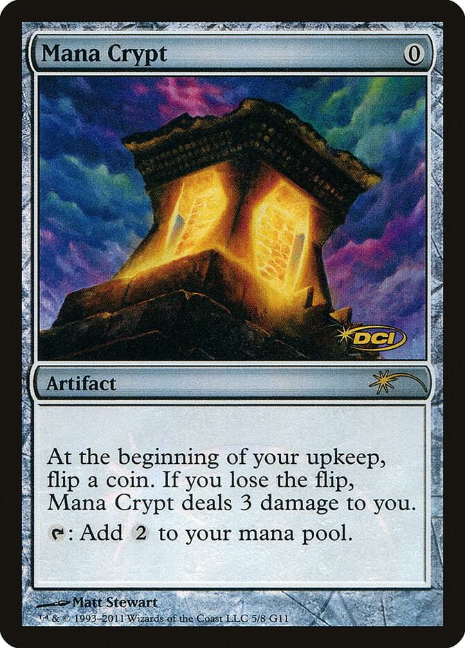 Mana Crypt 5 card from Judge Promos