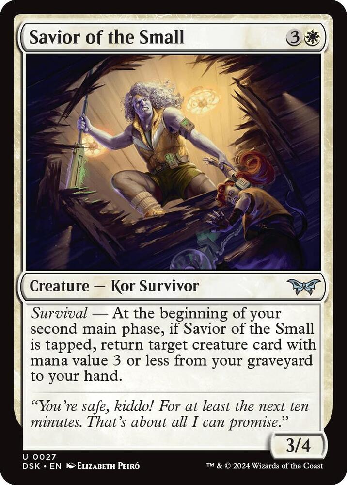 Savior of the Small 27 card from Duskmourn: House of Horror
