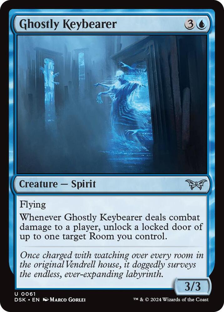 Ghostly Keybearer 61 card from Duskmourn: House of Horror