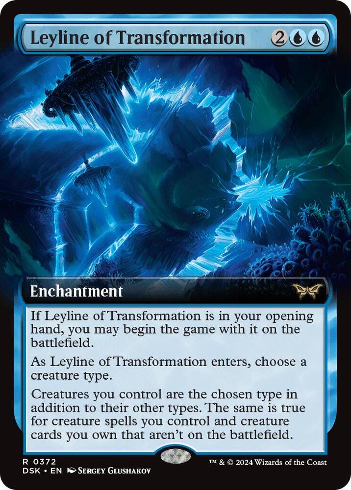 Leyline of Transformation (Extended Art) 372 card from Duskmourn: House of Horror