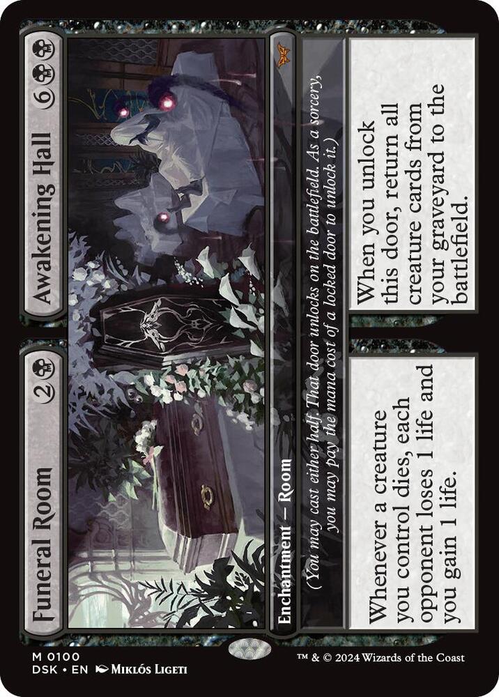 Funeral Room // Awakening Hall 100 card from Duskmourn: House of Horror