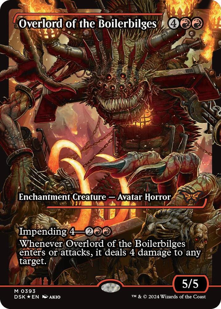 Overlord of the Boilerbilges (Showcase) 393 card from Duskmourn: House of Horror