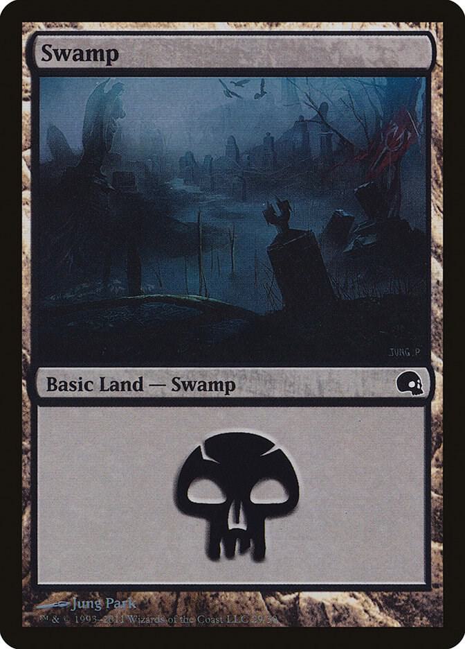 Swamp 29 card from Premium Deck Series: Graveborn
