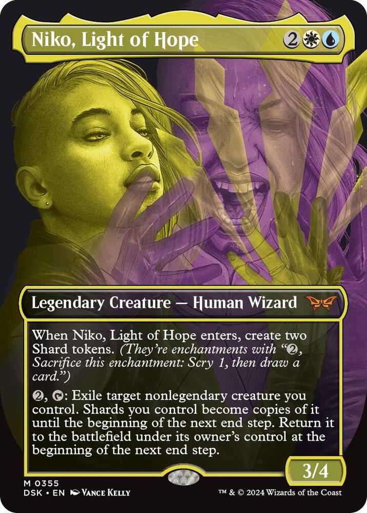 Niko, Light of Hope (Showcase) 355 card from Duskmourn: House of Horror