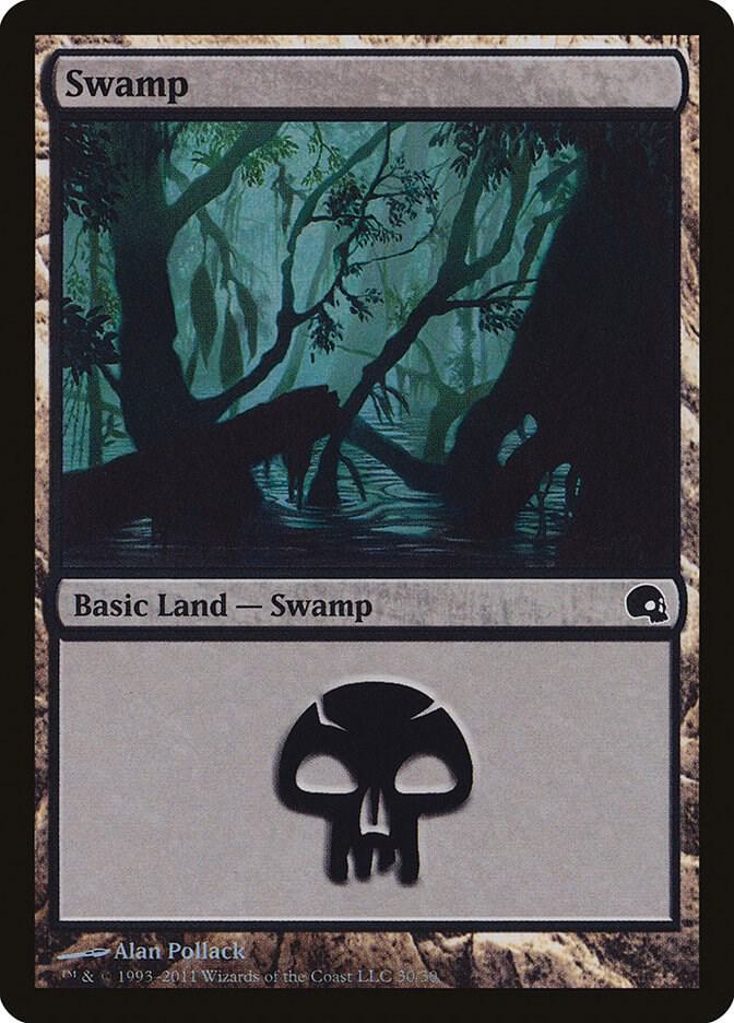 Swamp 30 card from Premium Deck Series: Graveborn