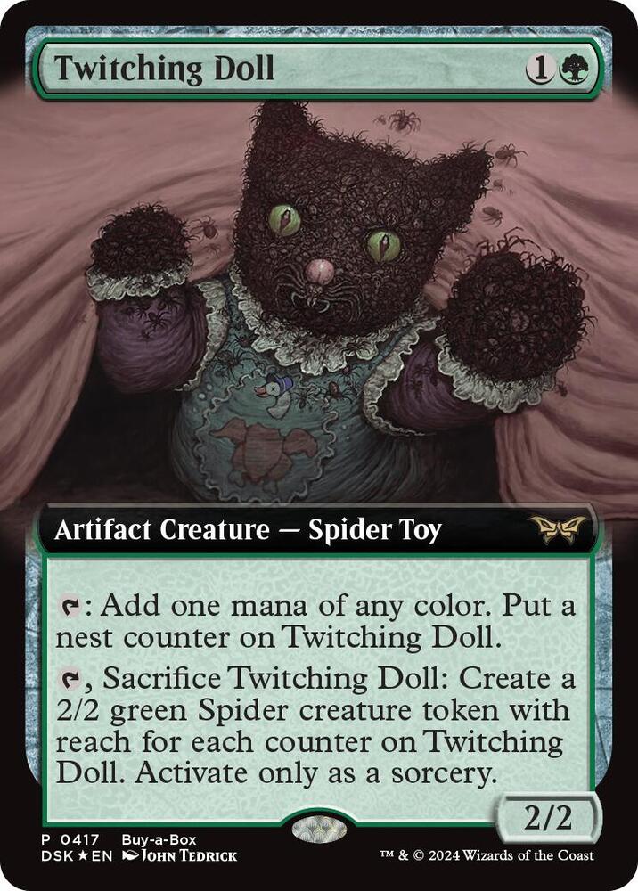 Twitching Doll (Extended Art) 417 card from Buy-A-Box Promos
