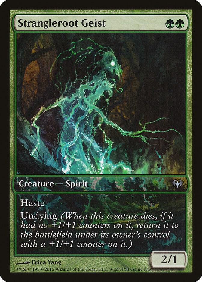Strangleroot Geist 127 card from Game Day & Store Championship Promos