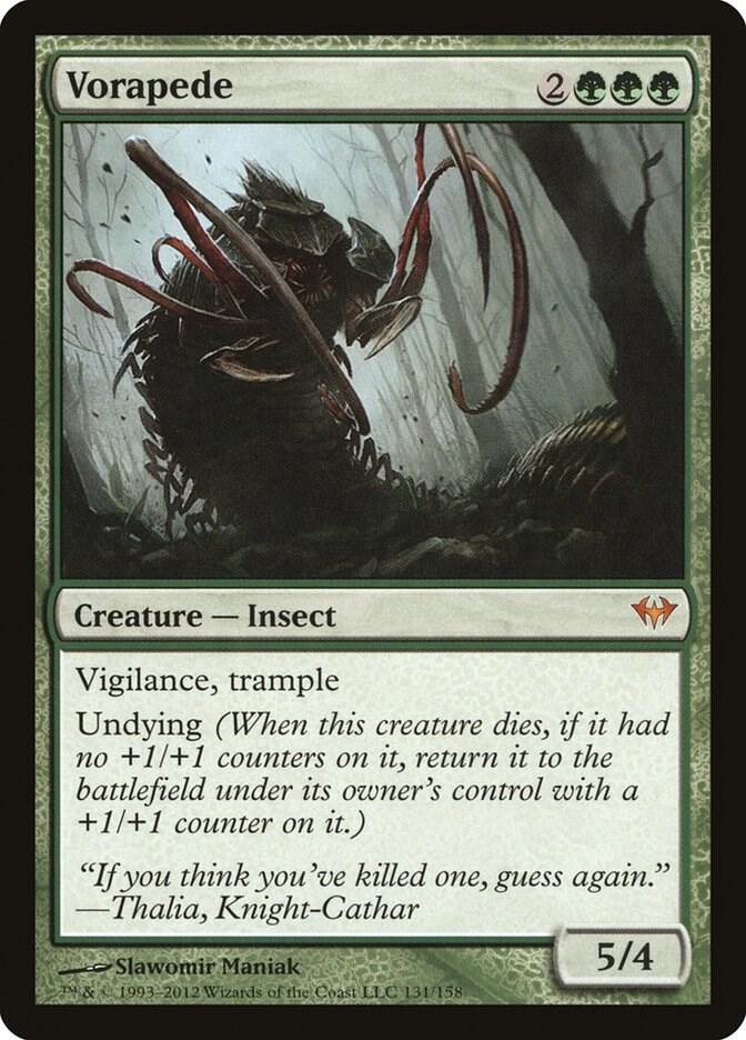 Vorapede 131 card from Dark Ascension