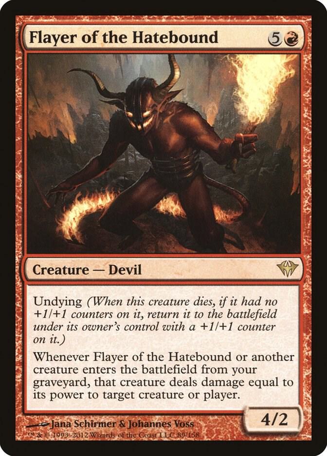 Flayer of the Hatebound 89 card from Dark Ascension