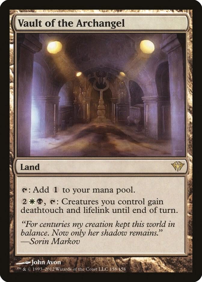 Vault of the Archangel 158 card from Dark Ascension