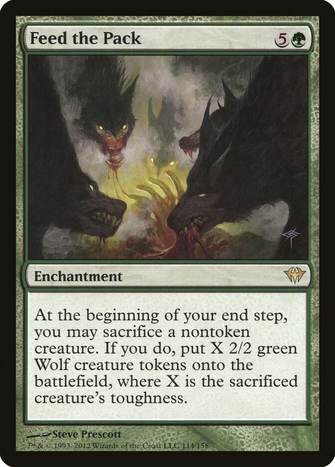 Feed the Pack 114 card from Dark Ascension
